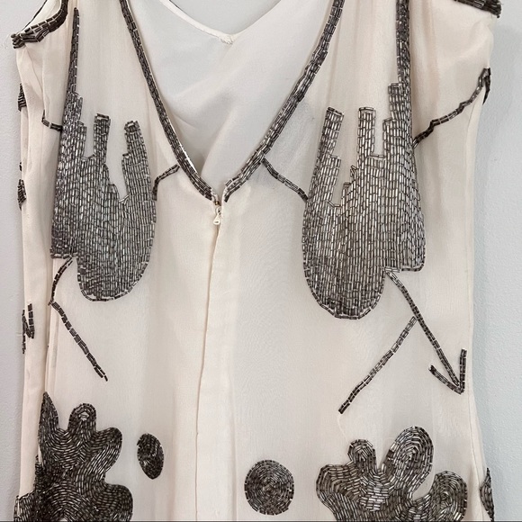 Creative Creations Bonwit Teller silk beaded slip dress - Picture 6 of 16